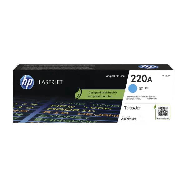HP Original 220A W2201A cyan toner | Indhold: 1800 sider