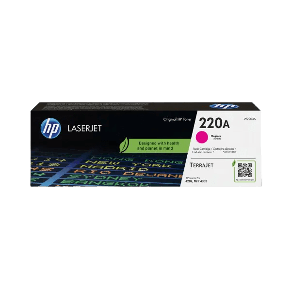 HP Original 220A W2203A magenta toner | Indhold: 1800 sider