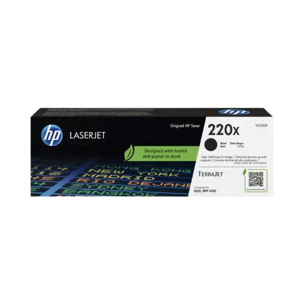 HP Original 220X W2200X XL sort toner | Indhold: 7500 sider