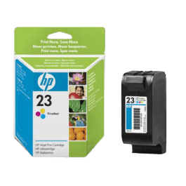HP Original 23 C1823DE 3 farver i én blækpatron | Indhold: 30 ml.