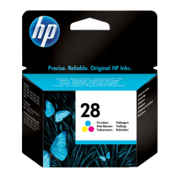HP Original 28 C8728AE 3 farver i én blækpatron | Indhold: 14 ml.