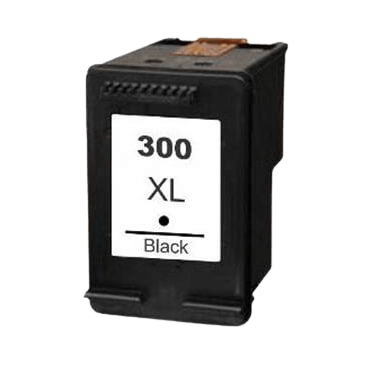 PixoJet HP 300 CC641EE XL sort blækpatron | Indhold: 18 ml.