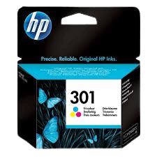 HP Original 301 CH562EE 3 farver i én blækpatron | Indhold: 3 ml.