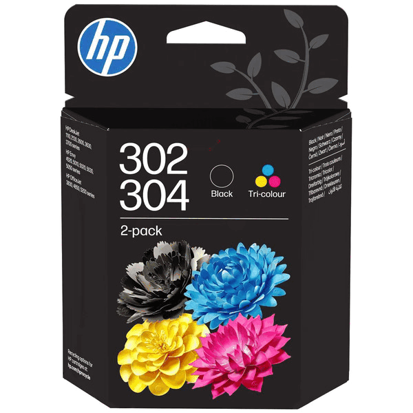 HP Original 302/304 B82L1AE CMYK rabatpakke