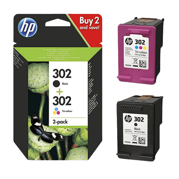 HP Original 302 X4D37AE CMYK rabatpakke