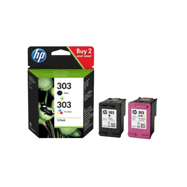 HP Original 303 3YM92AE CMYK rabatpakke | Indhold: 4 + 4 ml.