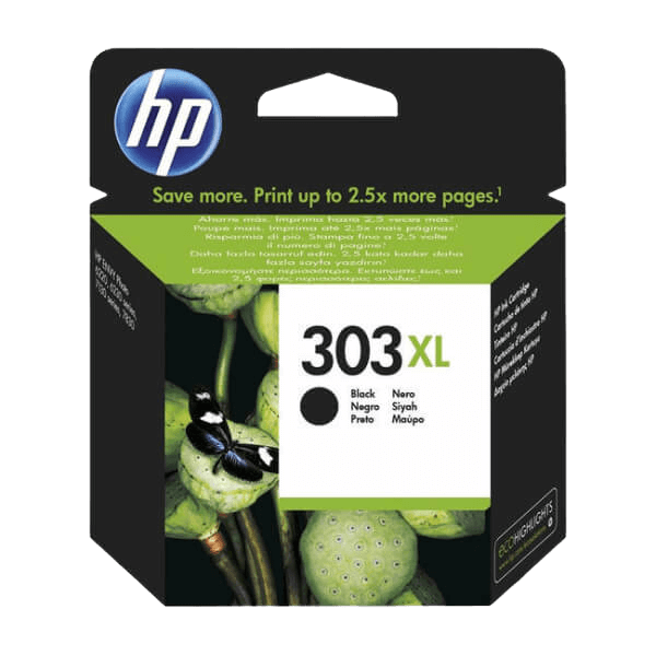 HP Original 303XL T6N04AE sort blækpatron | Indhold: 12 ml.