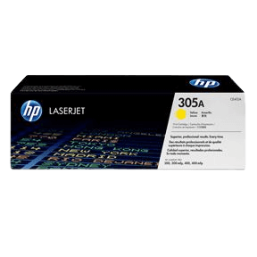 HP Original 305A CE412A gul toner | Indhold: 2600 sider