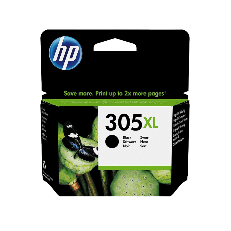 HP Original 305XL 3YM62AE sort blækpatron | Indhold: 4 ml.