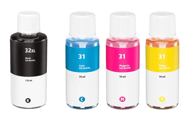 PixoJet HP 32XL + 31 rabatpakke - 4 stk.