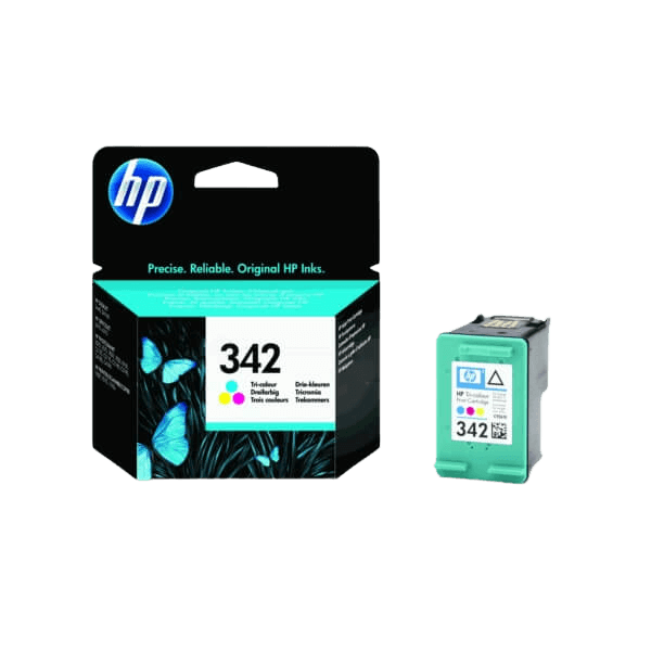 HP Original 342 C9361EE 3 farver i én blækpatron | Indhold: 5 ml.