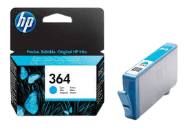 HP Original 364 CB318EE cyan blækpatron | Indhold: 3 ml.