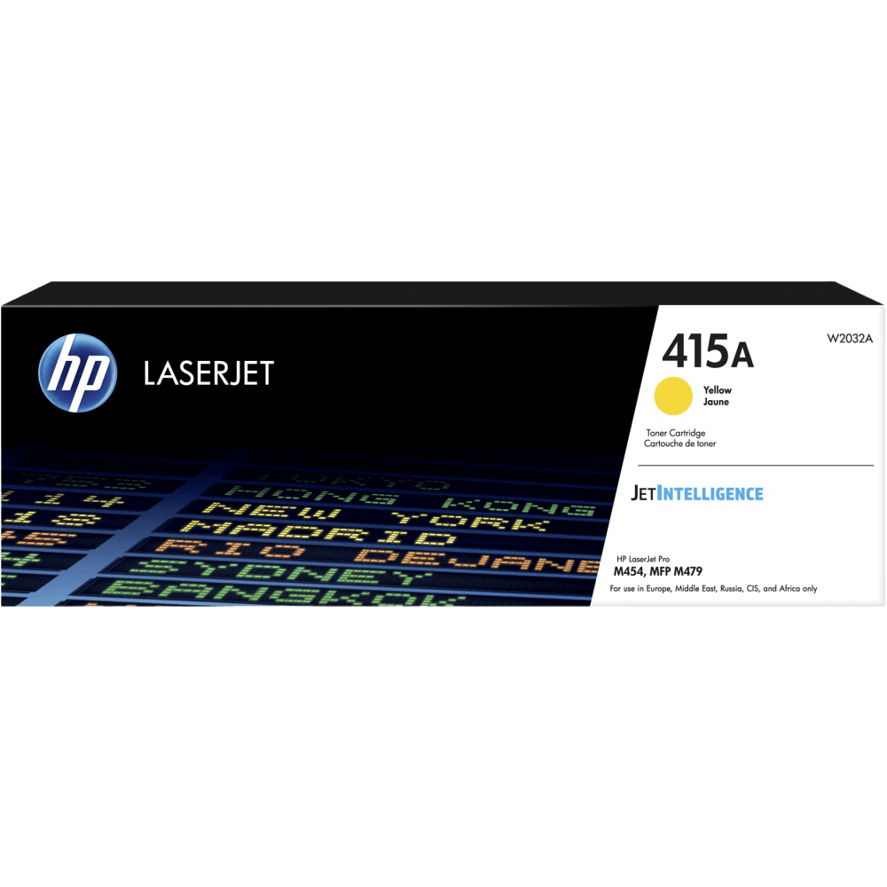 HP Original 415A W2032A gul toner | Indhold: 2100 sider