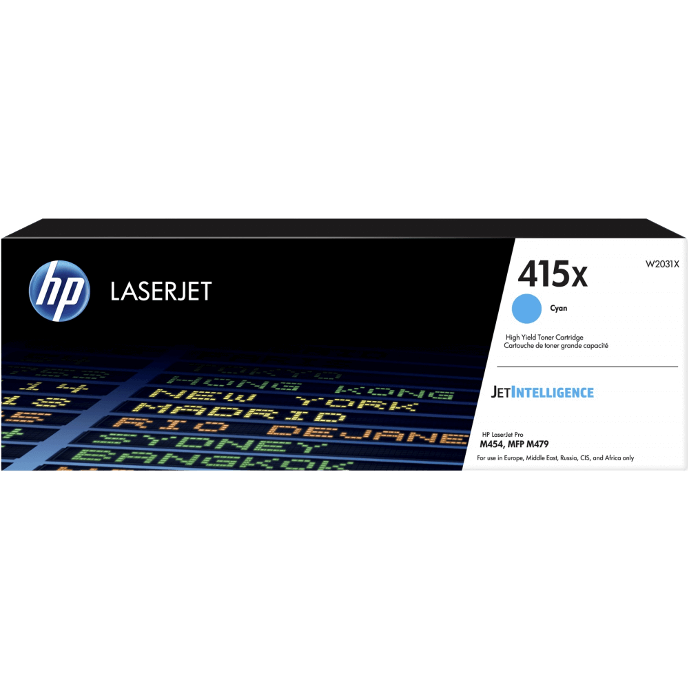 HP Original 415X W2031X XL cyan toner | Indhold: 6000 sider