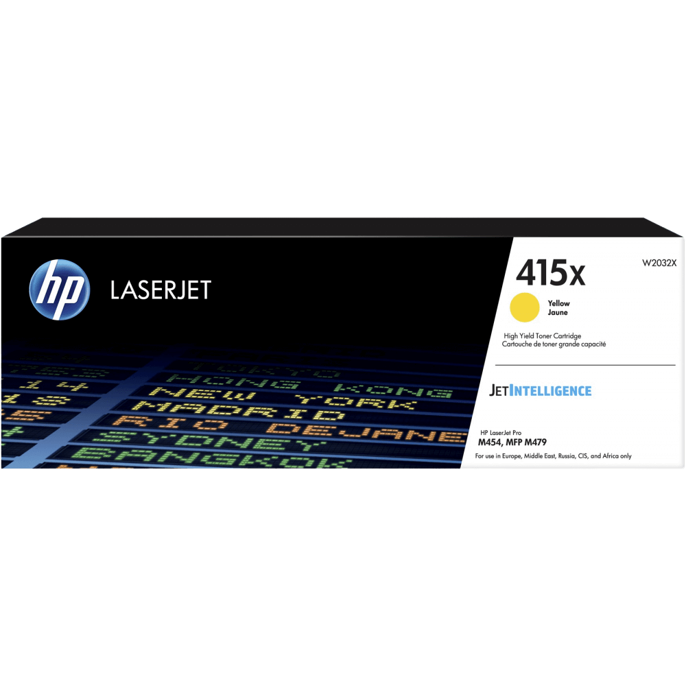 HP Original 415X W2032X XL gul toner | Indhold: 6000 sider