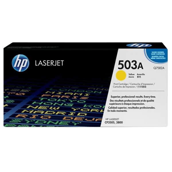 HP Original 503A Q7582A gul toner | Indhold: 6000 sider
