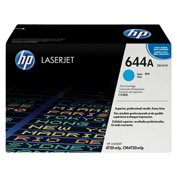 HP Original 644A Q6461A cyan toner | Indhold: 12000 sider