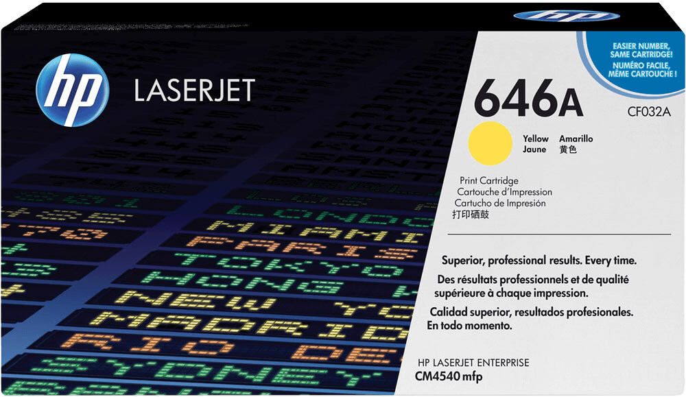 HP Original 646A CF032A gul toner | Indhold: 11000 sider