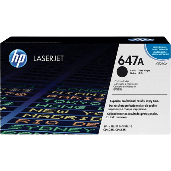 HP Original 647A CE260A sort toner | Indhold: 8500 sider