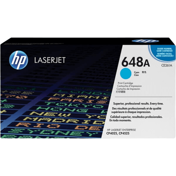 HP Original 648A CE261A cyan toner | Indhold: 11000 sider