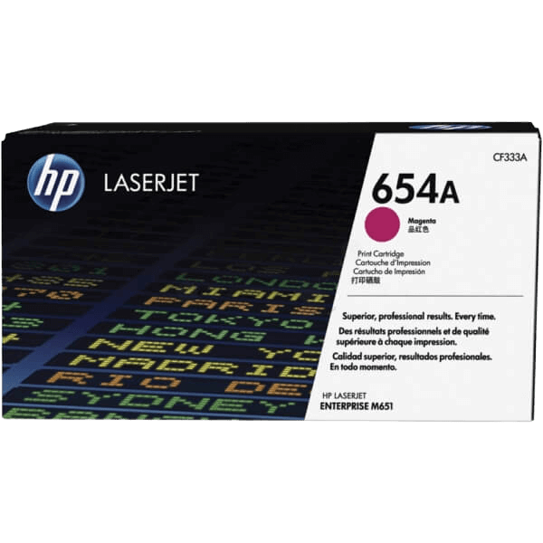 HP Original 654A CF333A magenta toner | Indhold: 15000 sider