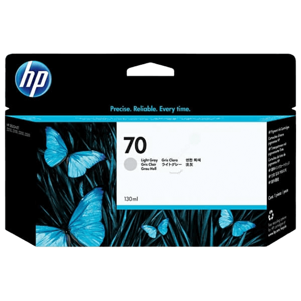 HP Original 70 C9451A lys grå blækpatron | Indhold: 130 ml.