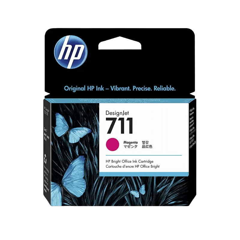 HP Original 711 CZ131A magenta blækpatron | Indhold: 29 ml.