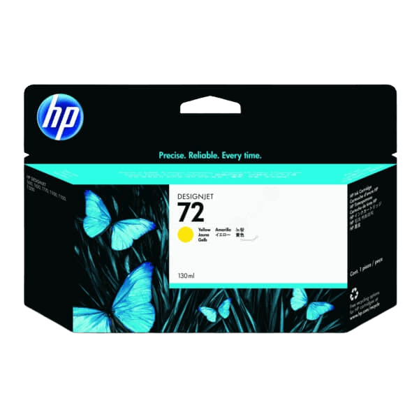 HP Original 72 C9373A XL gul blækpatron | Indhold: 130 ml.