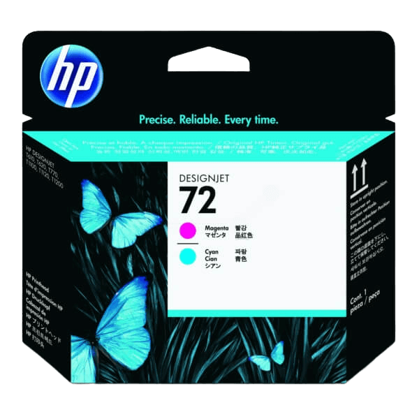 HP Original 72 C9383A cyan / magenta printhoved