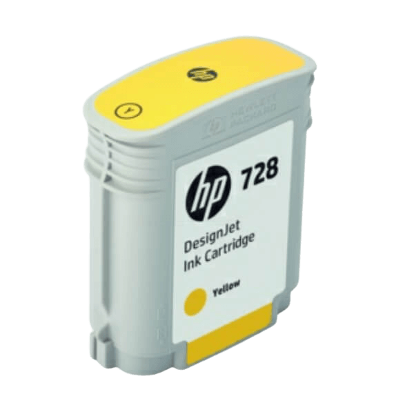 HP Original 728 F9J61A gul blækpatron