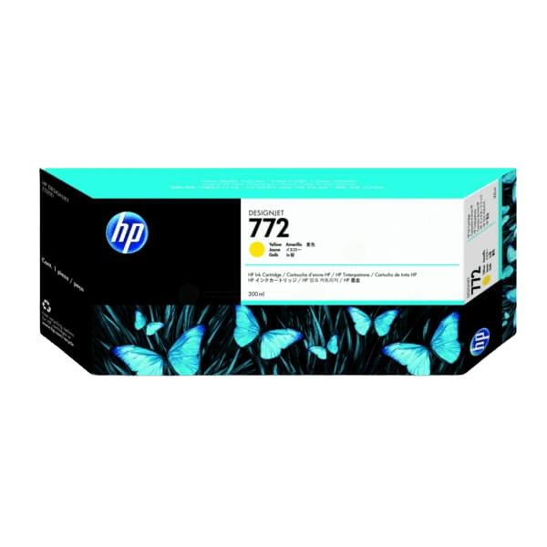 HP Original 772 CN630A XL gul blækpatron | Indhold: 300 ml.