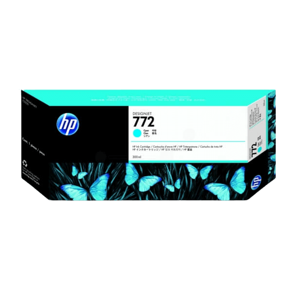 HP Original 772 CN636A XL cyan blækpatron | Indhold: 300 ml.