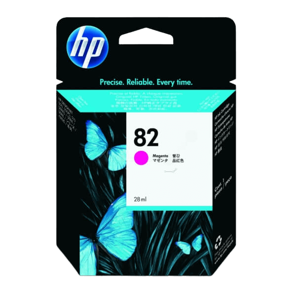 HP Original 82 CH567A magenta blækpatron | Indhold: 28 ml.