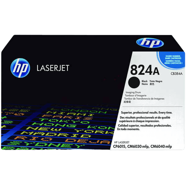 HP Original 824A CB384A sort drum | Indhold: 35000 sider
