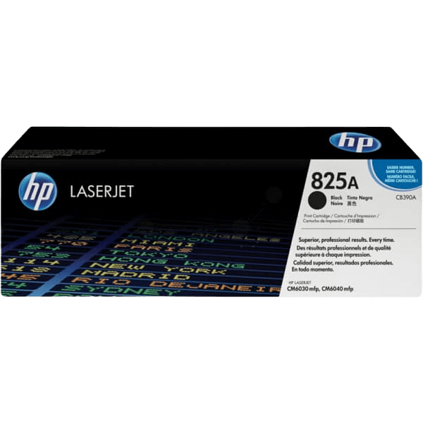 HP Original 825A CB390A sort toner | Indhold: 19500 sider