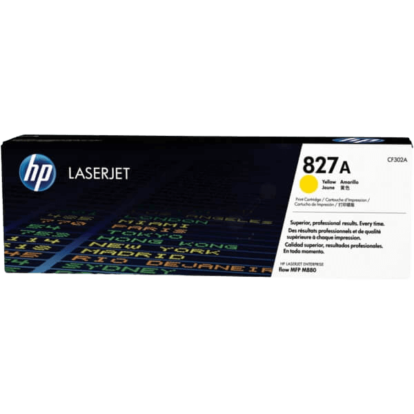 HP Original 827A CF302A gul toner | Indhold: 32000 sider