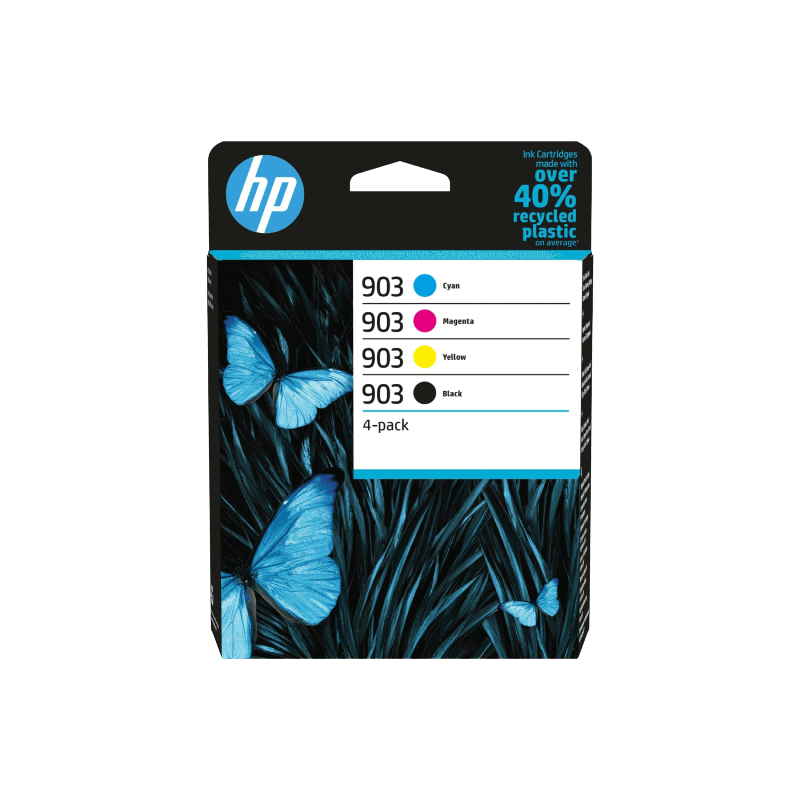 HP Original 903 6ZC73AE CMYK rabatpakke | Indhold: 1245 sider