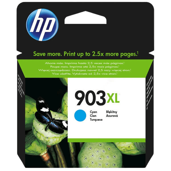 HP Original 903 T6M03AE XL cyan blækpatron | Indhold: 825 sider