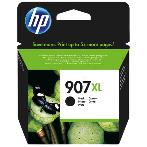 HP Original 907 T6M19AE XXL sort blækpatron | Indhold: 1500 sider
