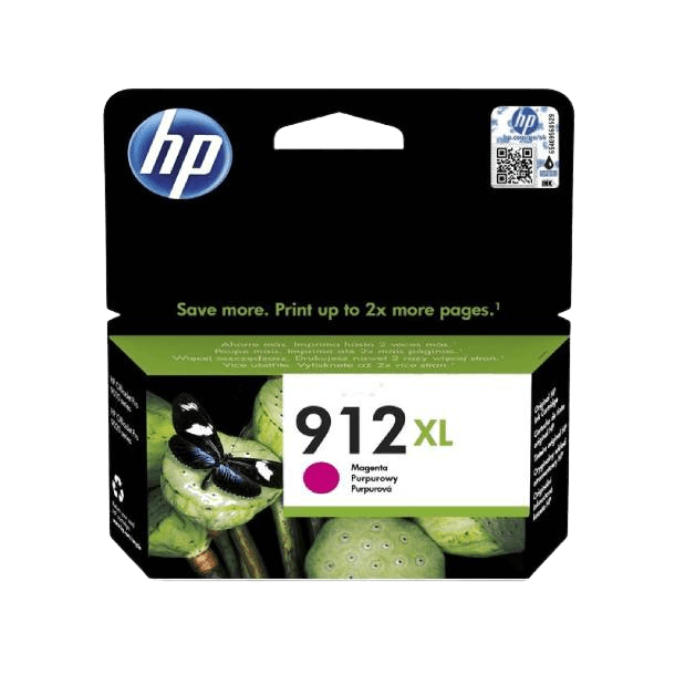 HP Original 912XL 3YL82AE magenta blækpatron | Indhold: 825 sider