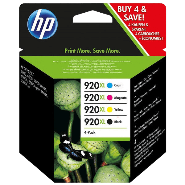 HP Original 920 C2N92AE XL CMYK rabatpakke | Indhold: 700 sider