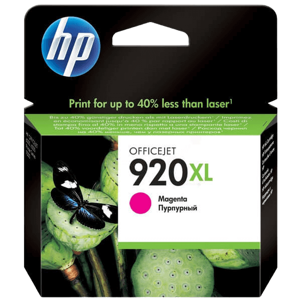 HP Original 920 CD973AE XL magenta blækpatron | Indhold: 700 sider