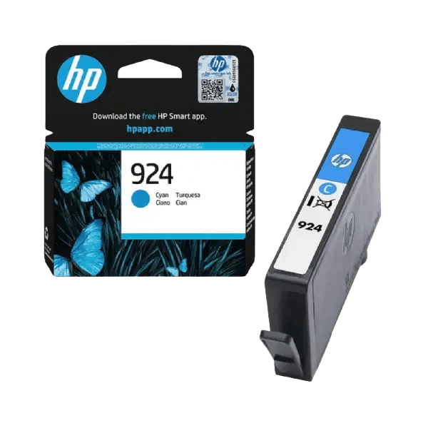 HP Original 924 4K0U3NE cyan blækpatron | Indhold: 400 sider