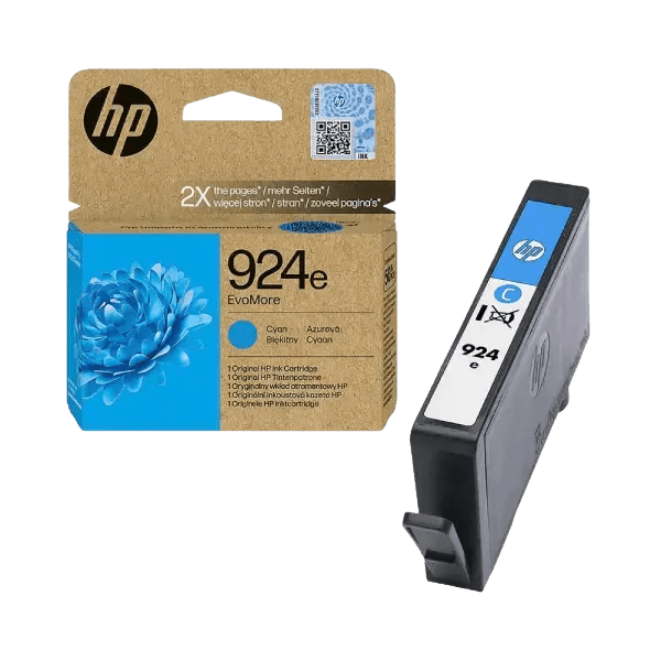 HP Original 924E 4K0U7NE XL cyan blækpatron | Indhold: 800 sider