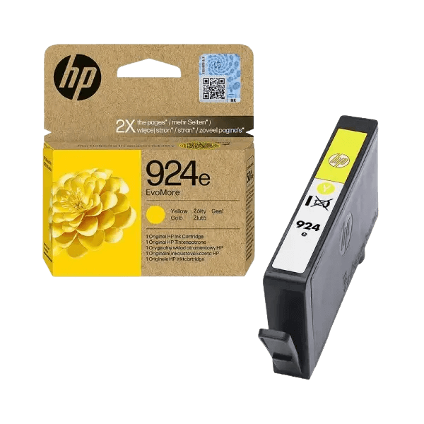 HP Original 924E 4K0U9NE XL gul blækpatron | Indhold: 800 sider