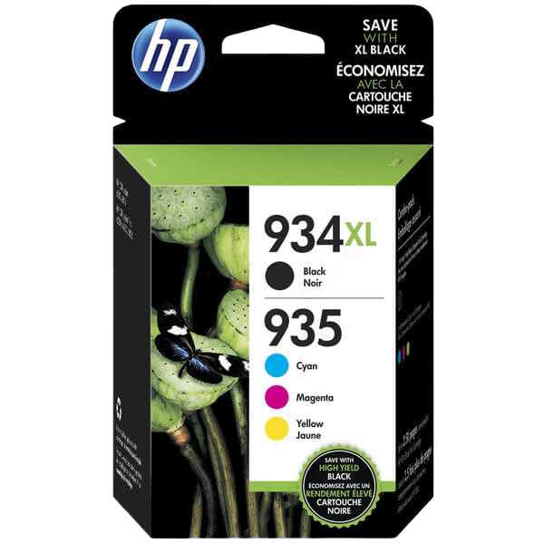 HP Original 934 + 935 X4E14AE XL CMYK rabatpakke
