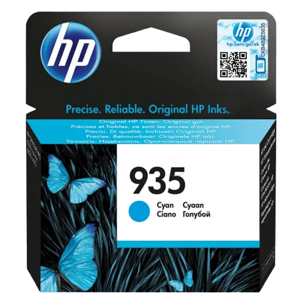 HP Original 935 C2P20AE cyan blækpatron | Indhold: 4 ml.