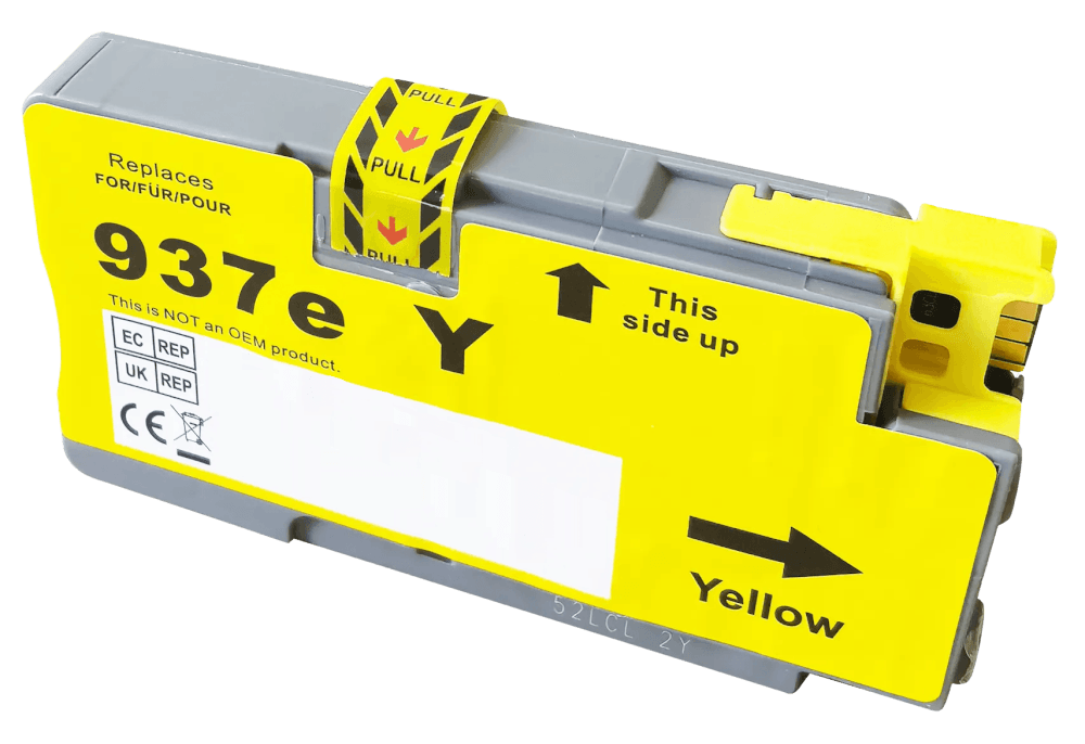 PixoJet HP 937E 4S6W8NE XL gul blækpatron | Indhold: 1650 sider