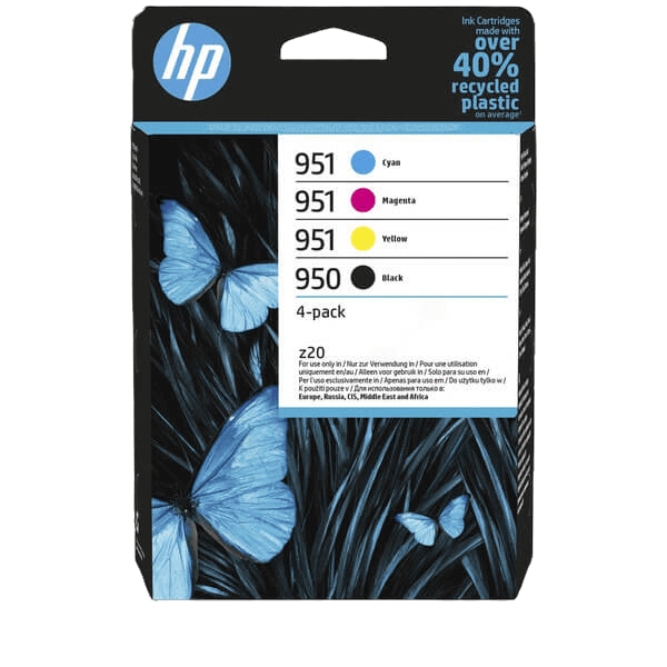 HP Original 950 + 951 6ZC65AE CMYK rabatpakke