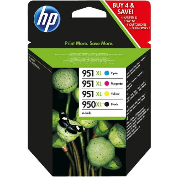 HP Original 950 + 951 C2P43AE XL CMYK rabatpakke